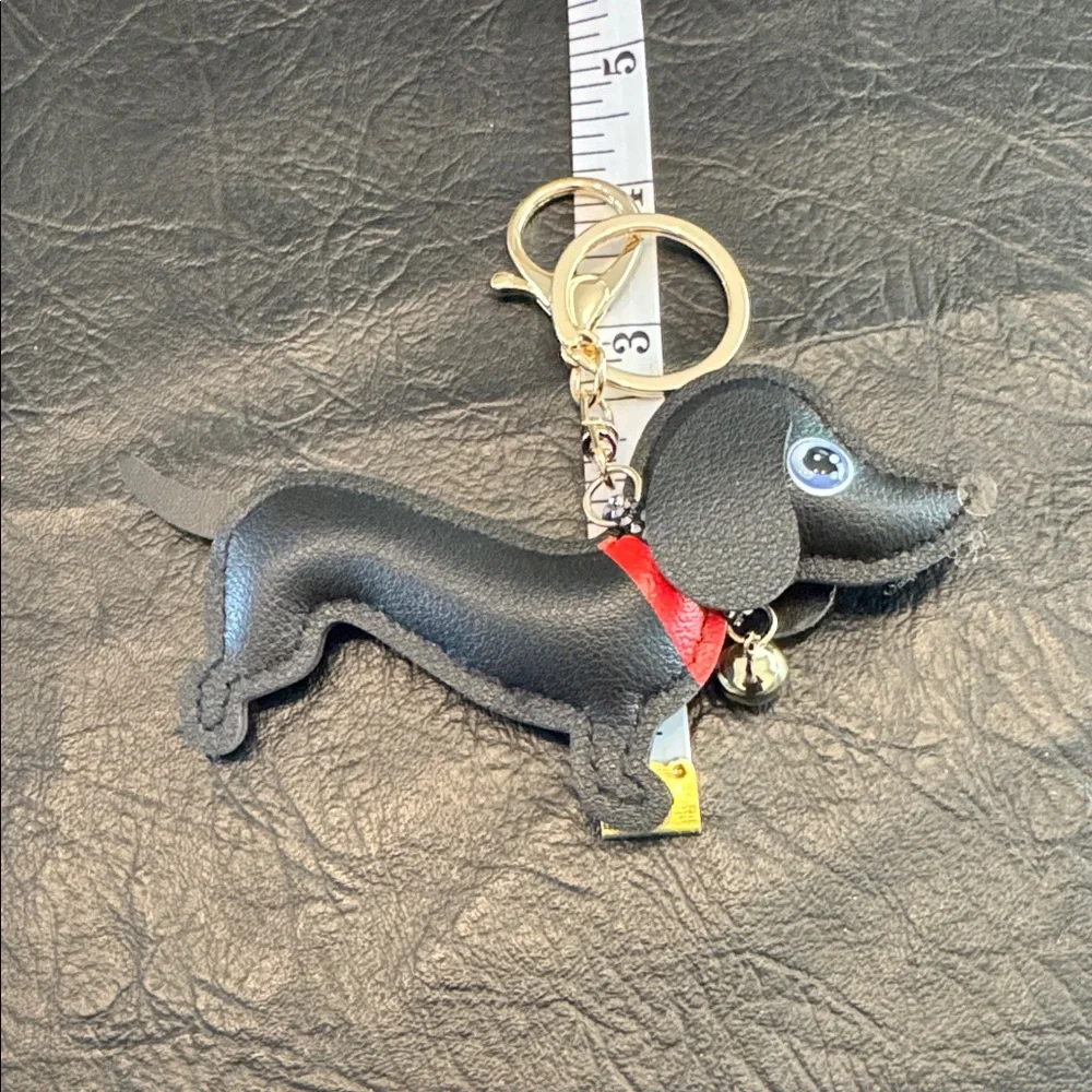 Dachshund Dog Keychain Bag Charm, NEW